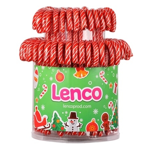 Леденец Трость со вкусом клубники Lenco 28 гр